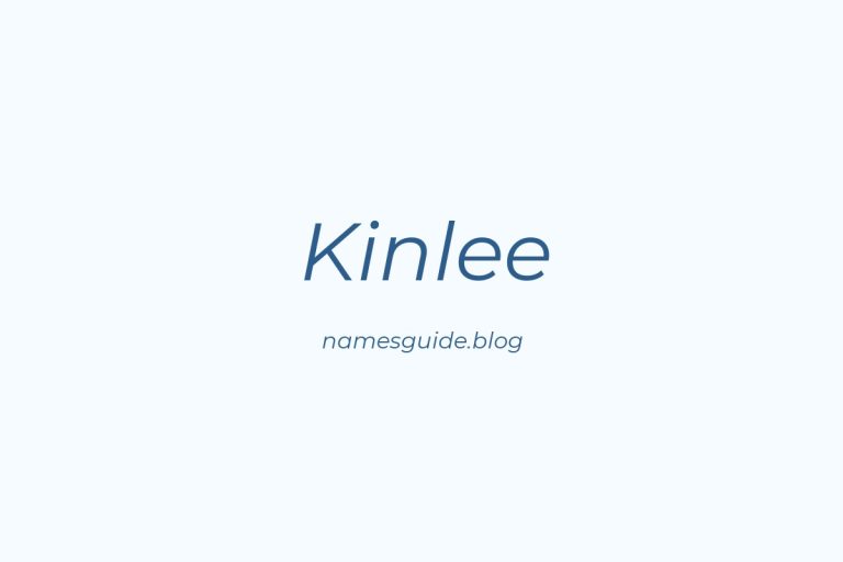 56+ Unique Middle Names for Kinlee
