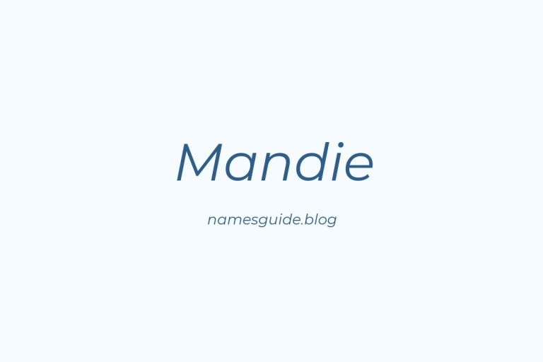 56+ Unique Middle Names for Mandie