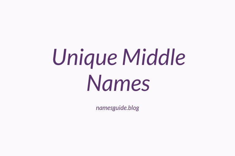 39+ Unique Middle Names for Aleia