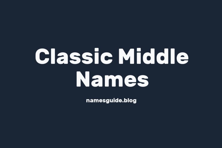 53+ Classic Middle Names for Arthur