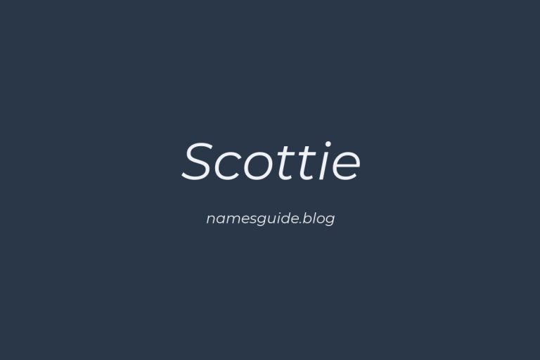 55+ Unique Middle Names for Scottie