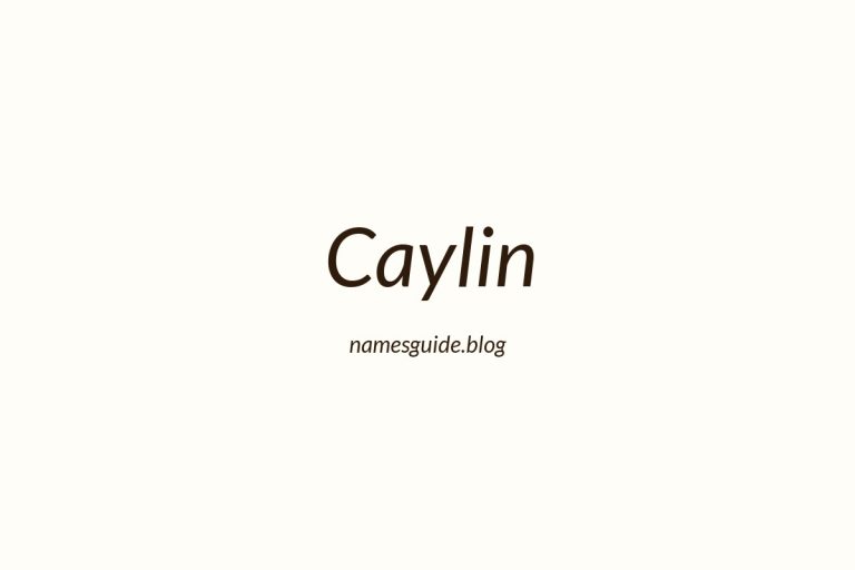 44+ Unique Middle Names for Caylin
