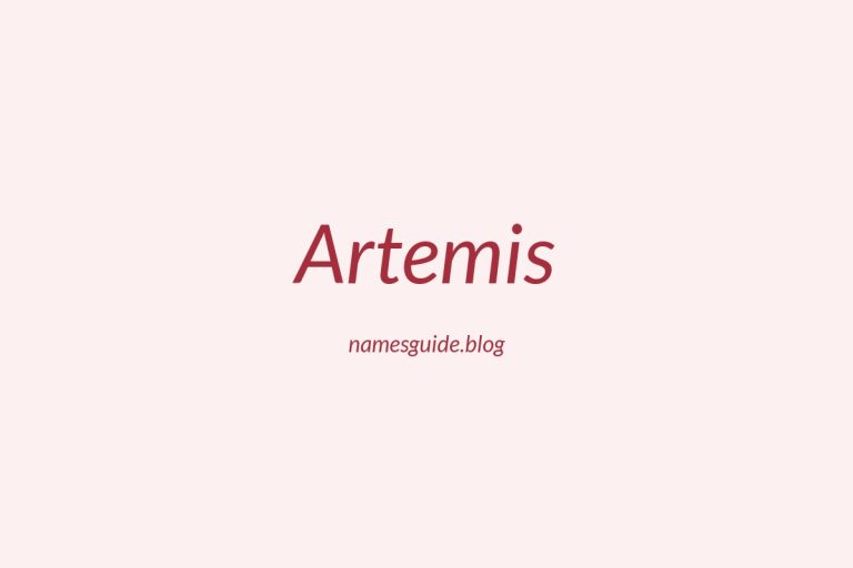 63+ Unique Middle Names for Artemis