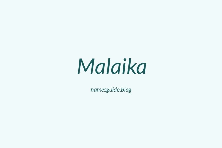 57+ Unique Middle Names for Malaika