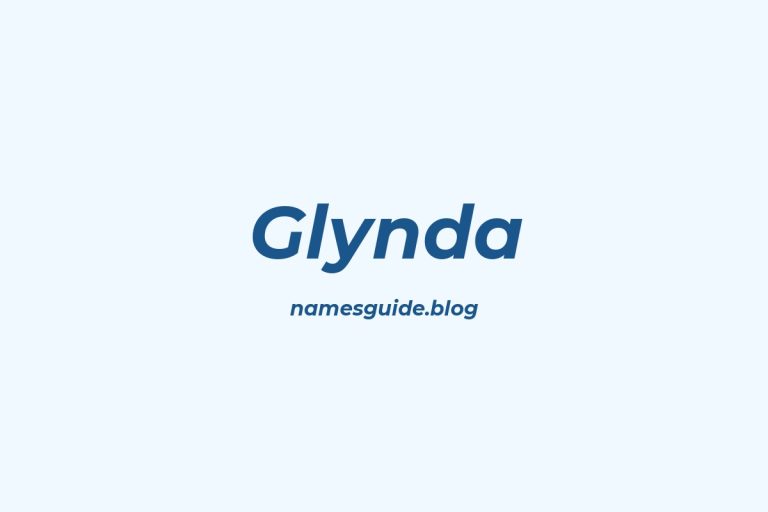 59+ Unique Middle Names for Glynda
