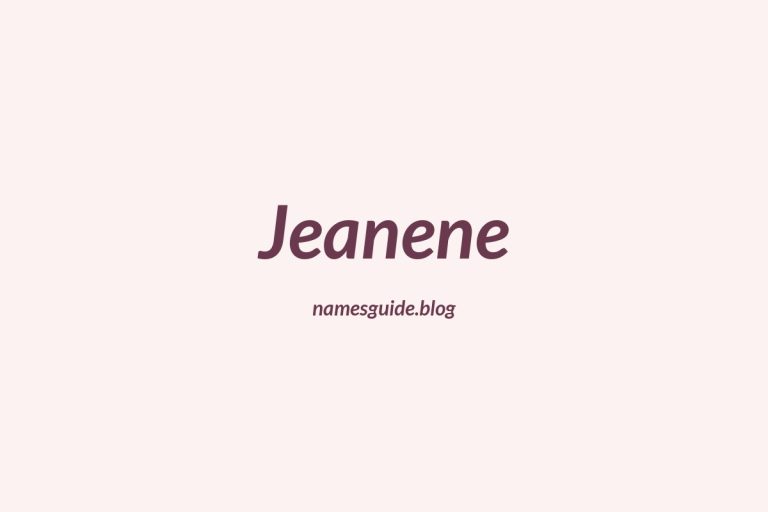 39+ Unique Middle Names for Jeanene