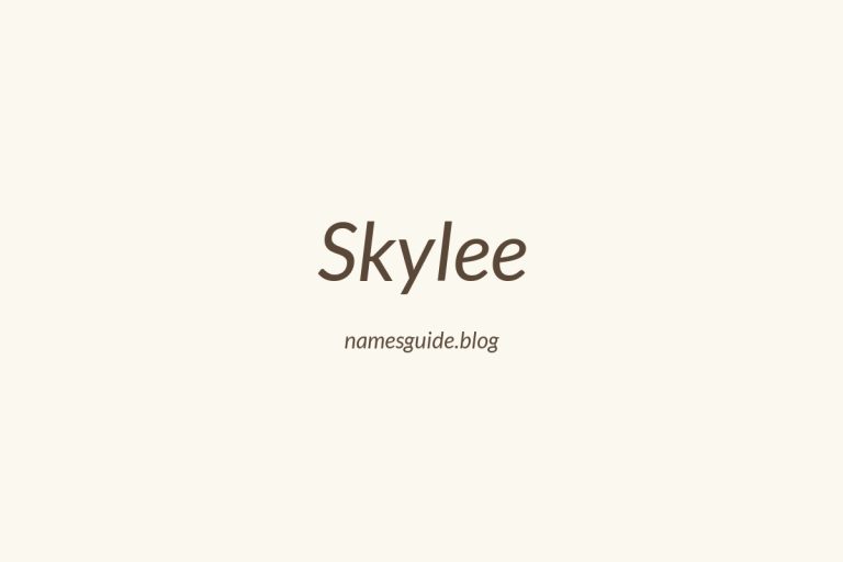 52+ Unique Middle Names for Skylee