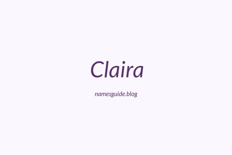 39+ Unique Middle Names for Claira