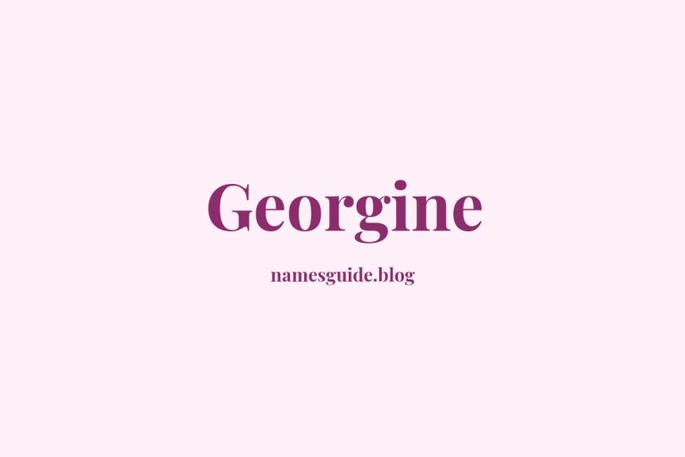 48+ Unique Middle Names for Georgine