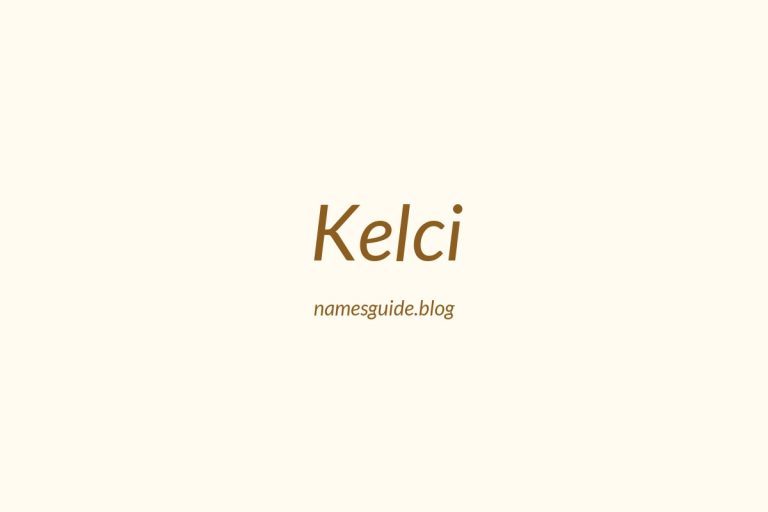 50+ Unique Middle Names for Kelci