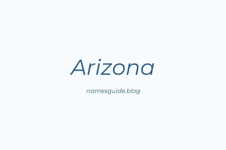 58+ Unique Middle Names for Arizona