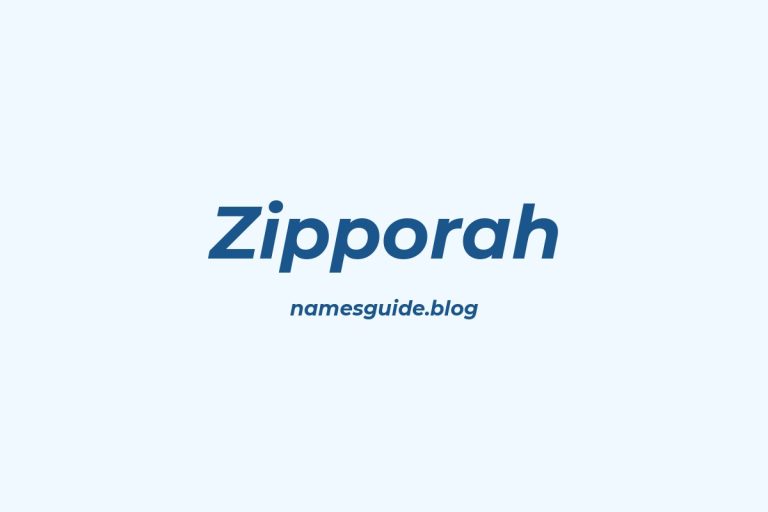 40+ Unique Middle Names for Zipporah