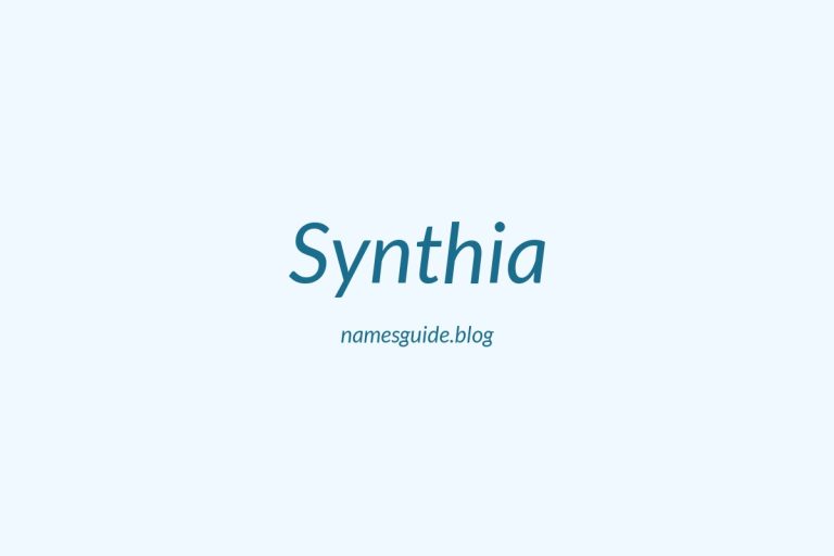 52+ Unique Middle Names for Synthia