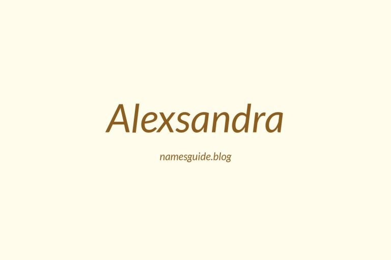 55+ Unique Middle Names for Alexsandra