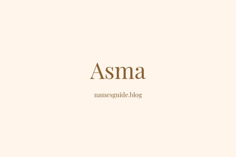 59+ Unique Middle Names for Asma