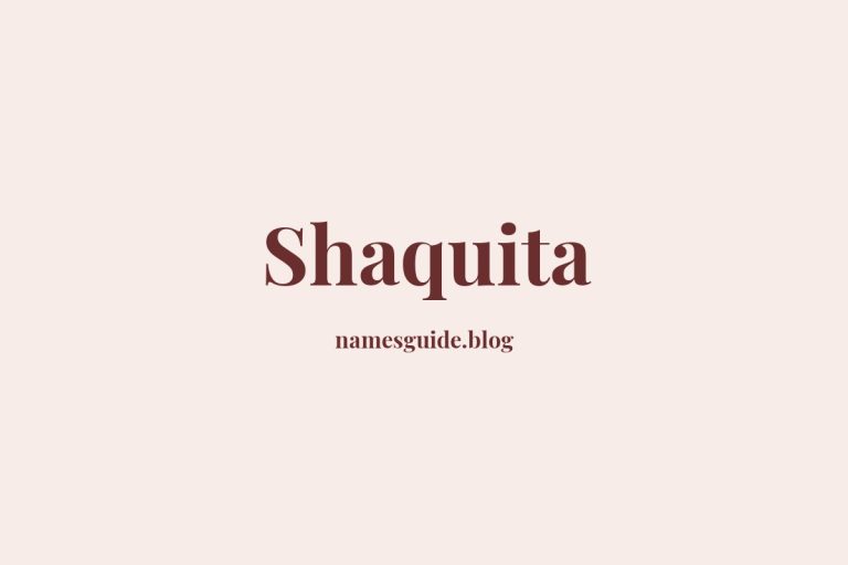 56+ Unique Middle Names for Shaquita