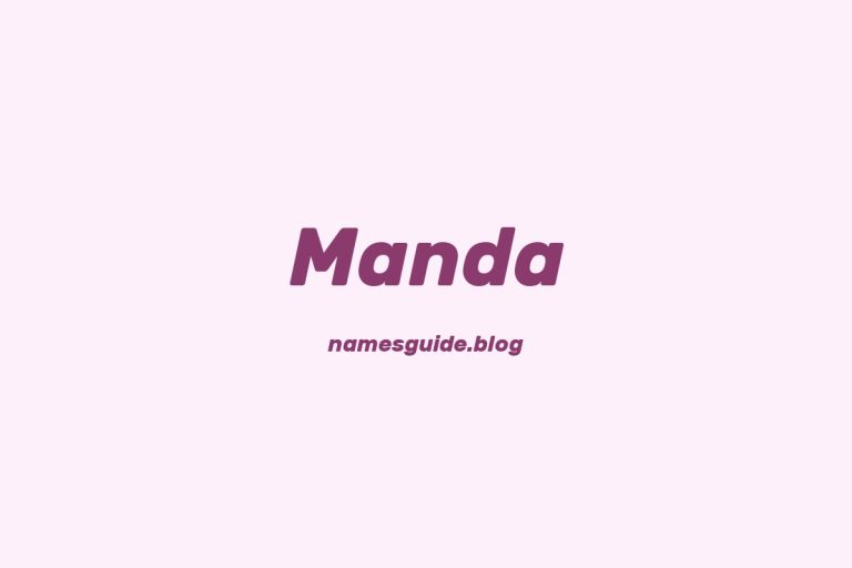 56+ Unique Middle Names for Manda