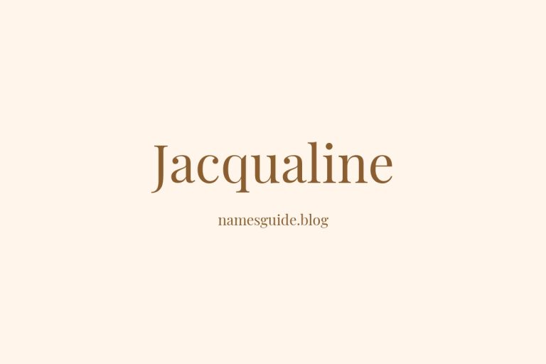 53+ Unique Middle Names for Jacqualine