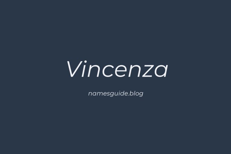 55+ Unique Middle Names for Vincenza