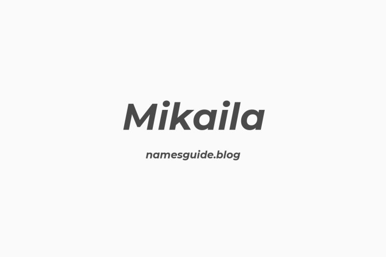 59+ Unique Middle Names for Mikaila