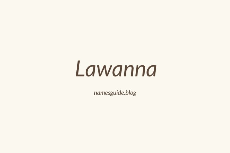 57+ Unique Middle Names for Lawanna