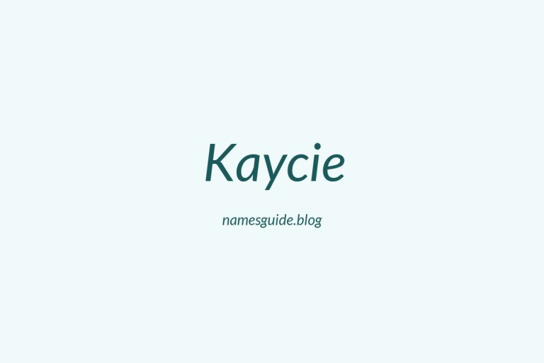 58+ Unique Middle Names for Kaycie