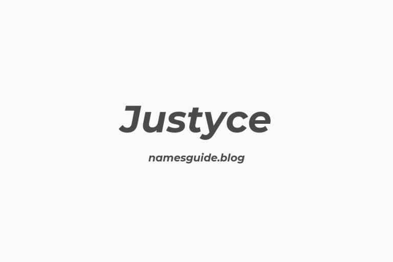 59+ Unique Middle Names for Justyce