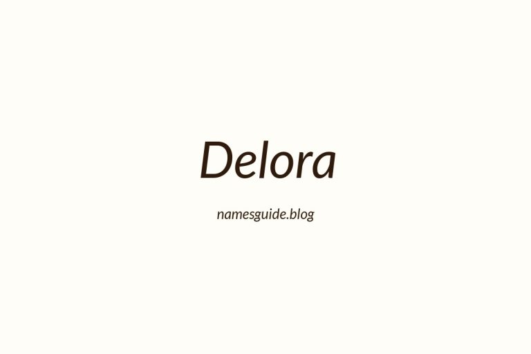 42+ Unique Middle Names for Delora