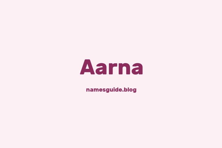 57+ Unique Middle Names for Aarna