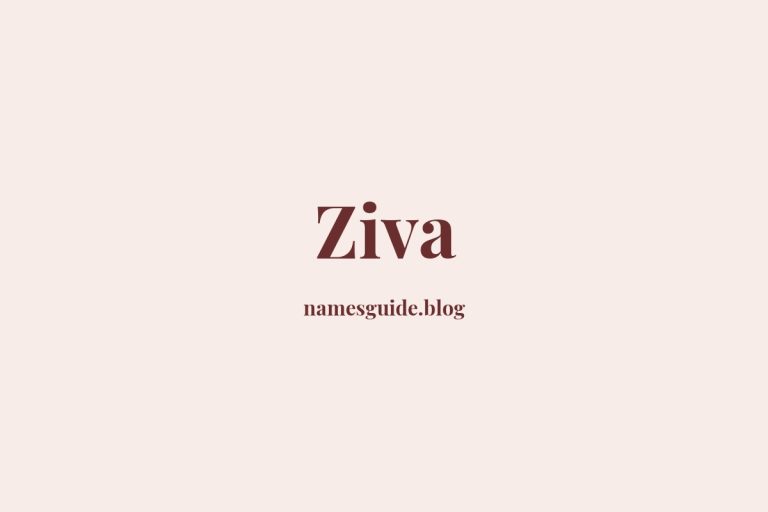 62+ Unique Middle Names for Ziva
