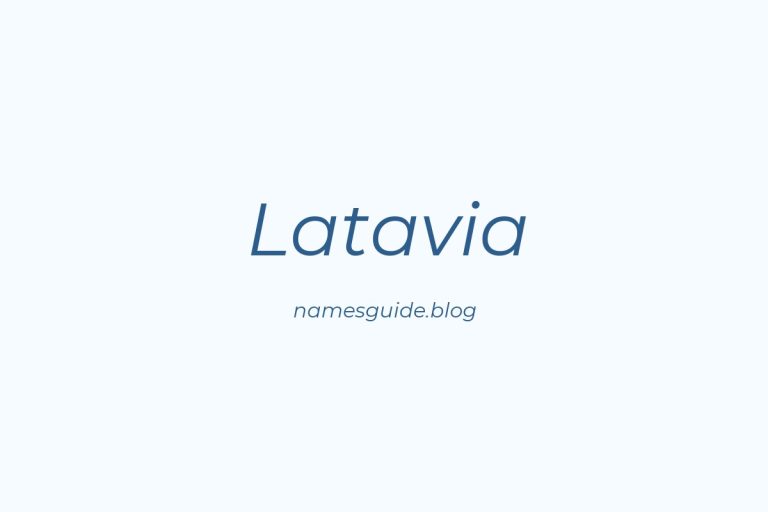 58+ Unique Middle Names for Latavia