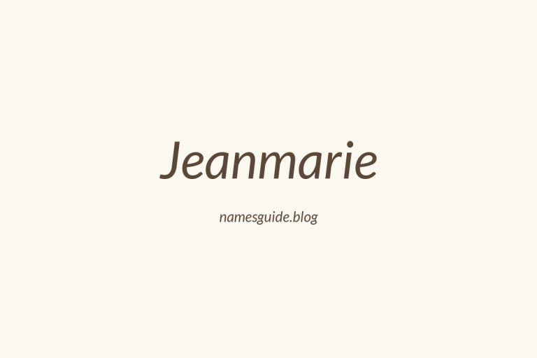 39+ Unique Middle Names for Jeanmarie