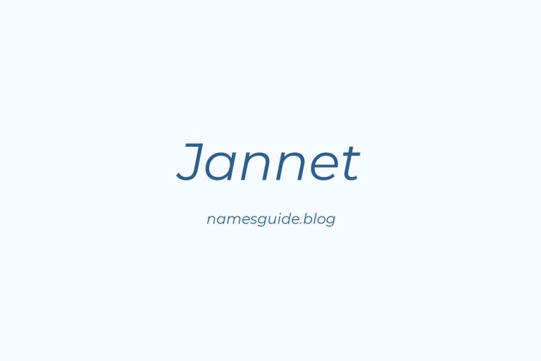 50+ Unique Middle Names for Jannet