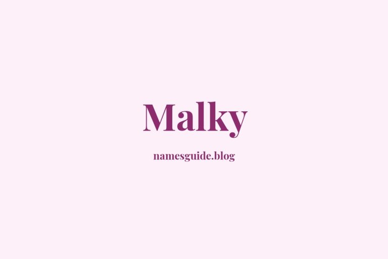 58+ Unique Middle Names for Malky