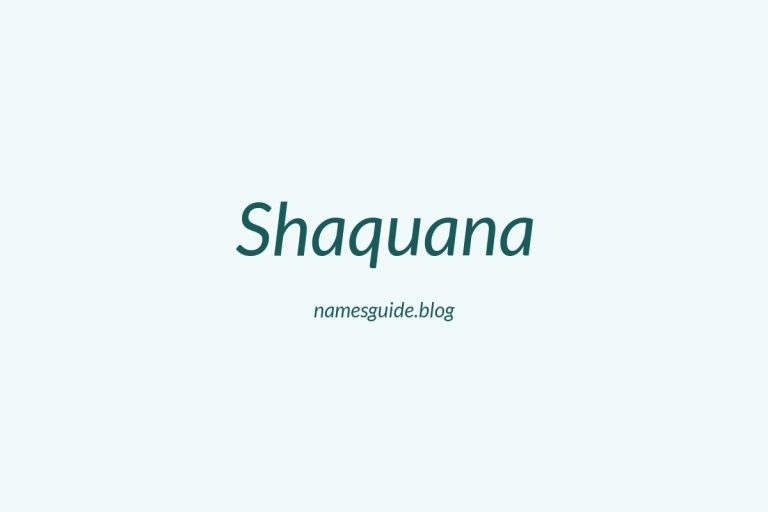 57+ Unique Middle Names for Shaquana