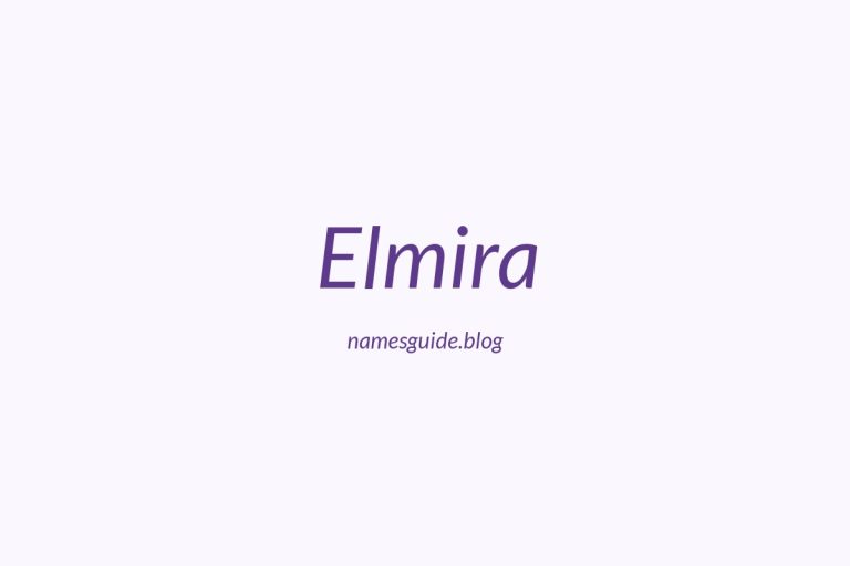 40+ Unique Middle Names for Elmira