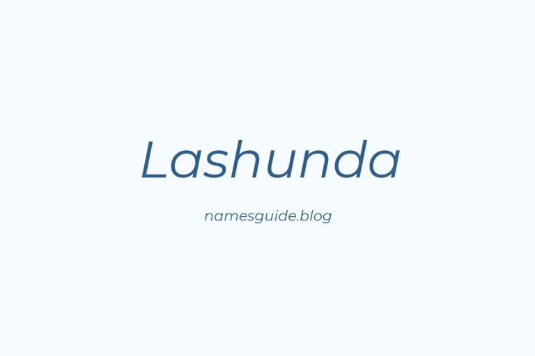 50+ Unique Middle Names for Lashunda