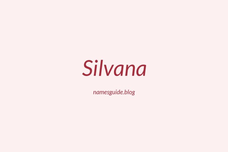 58+ Unique Middle Names for Silvana