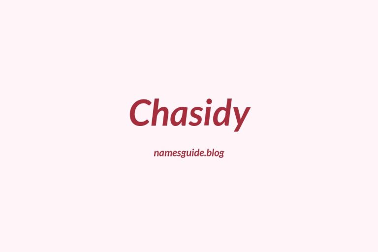 55+ Unique Middle Names for Chasidy