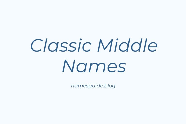 60+ Classic Middle Names for Robert