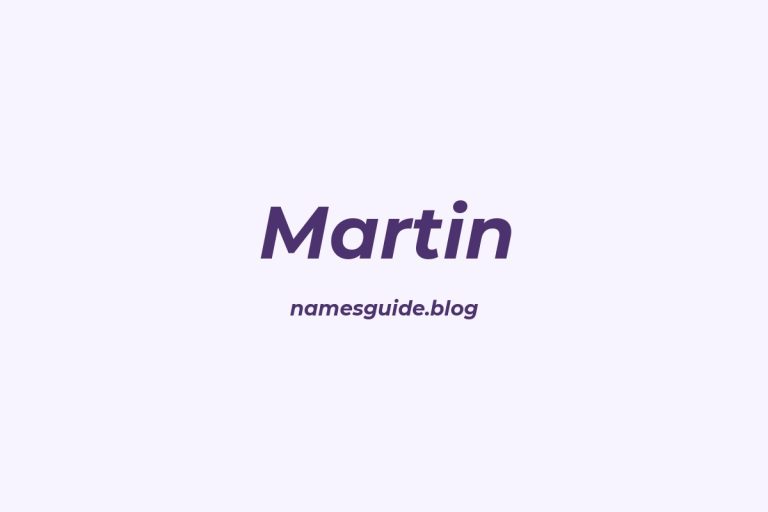 Origin and Meaning of Last Name Martin