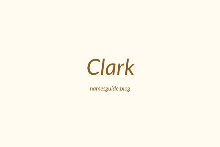 Origin and Meaning of Last Name Clark