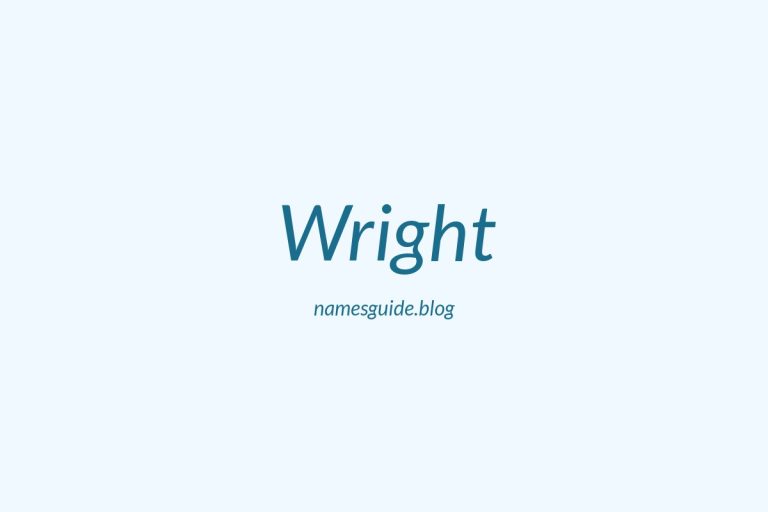 Origin and Meaning of Last Name Wright
