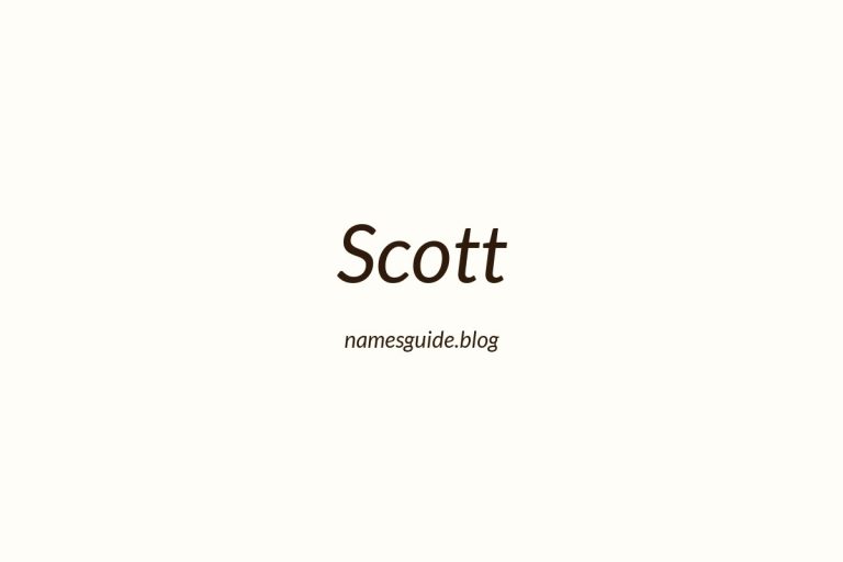 Origin and Meaning of Last Name Scott