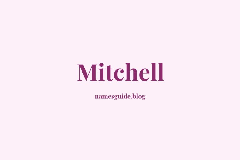 Origin and Meaning of Last Name Mitchell