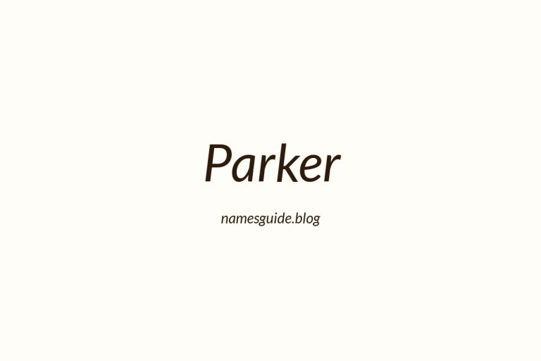 Origin and Meaning of Last Name Parker