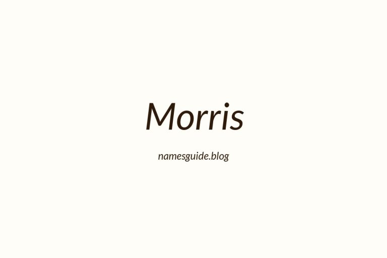 Origin and Meaning of Last Name Morris