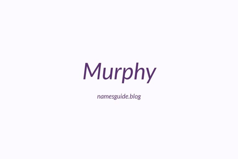 Origin and Meaning of Last Name Murphy