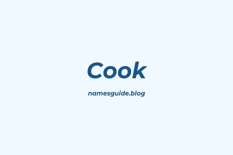 Origin and Meaning of Last Name Cook