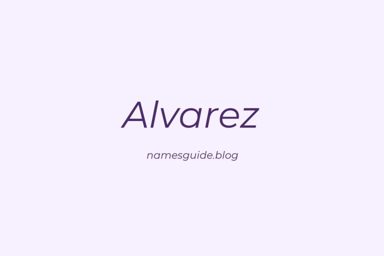 Origin and Meaning of Last Name Alvarez
